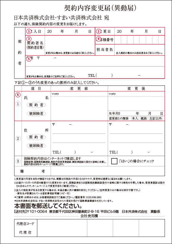 実務　名変 FAQ-名字を変更したい場合｜日本共済株式会社